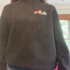 Fila teddy half zip